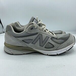 New Balance 990V4 Greystone Suede Men Running Sneaker Shoes M990GL4 Size 9